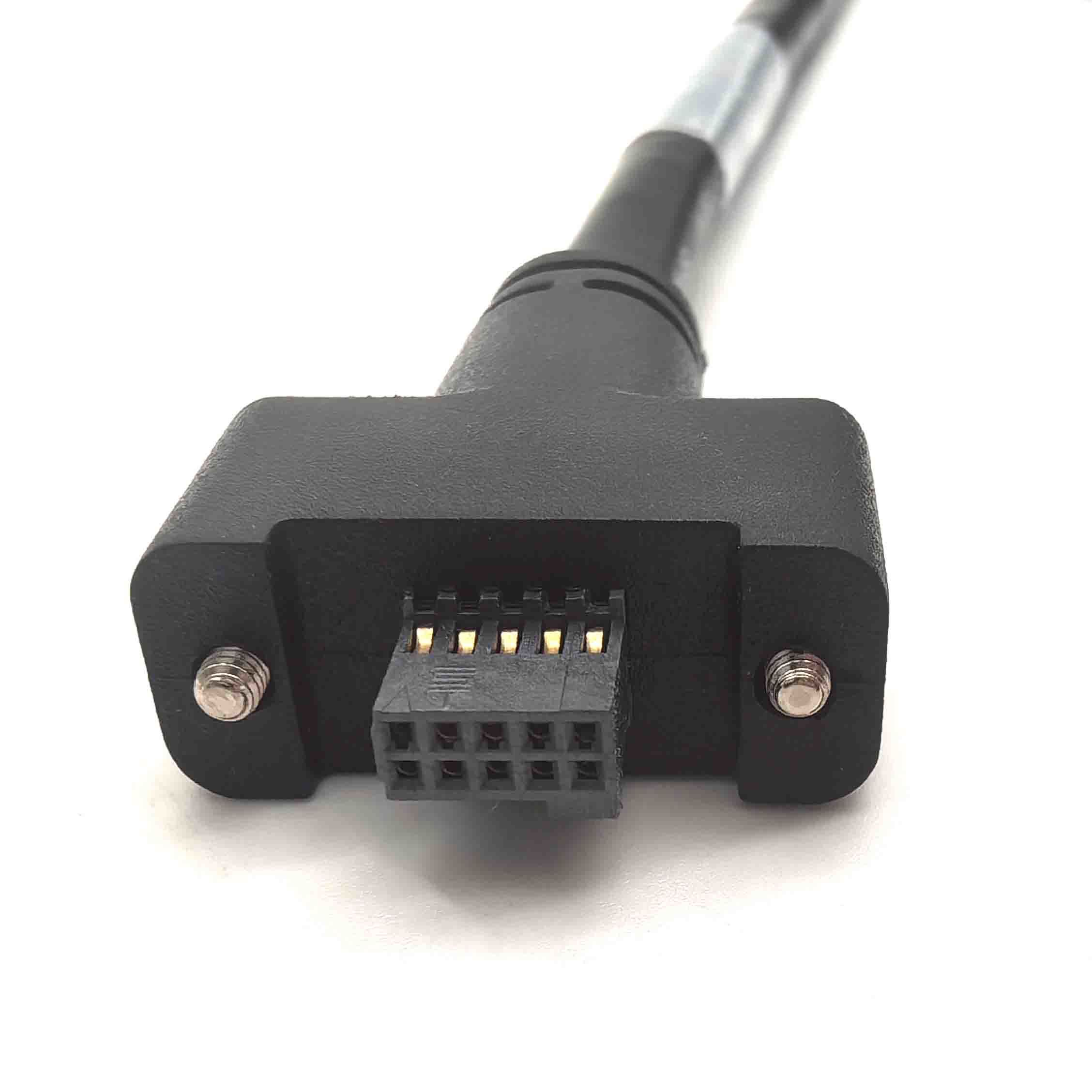 Samtec Dalsa 10Pin to open cable IO trigger cable
